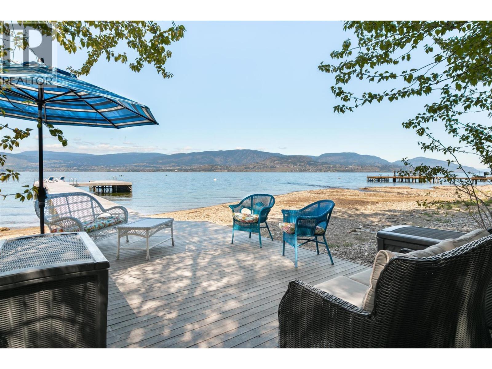 5308 Lakeshore Road, Kelowna, BC - Outdoor With Body Of Water With Deck Patio Veranda With View