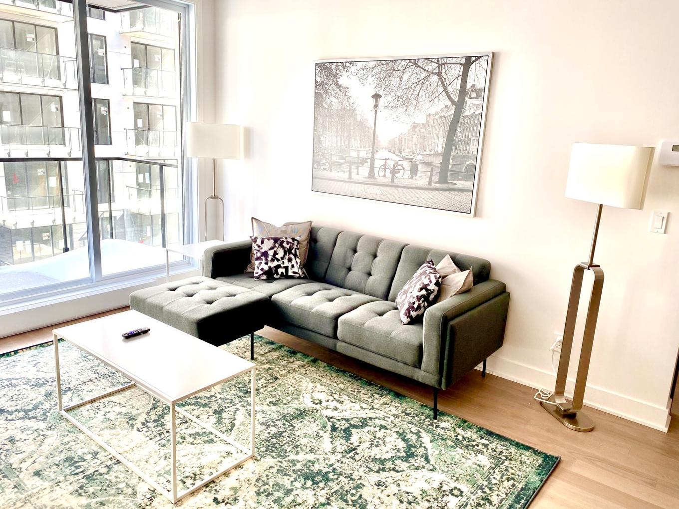 Living room - 426A-1400 Rue Ottawa, Montréal (Le Sud-Ouest), QC - Indoor Photo Showing Living Room