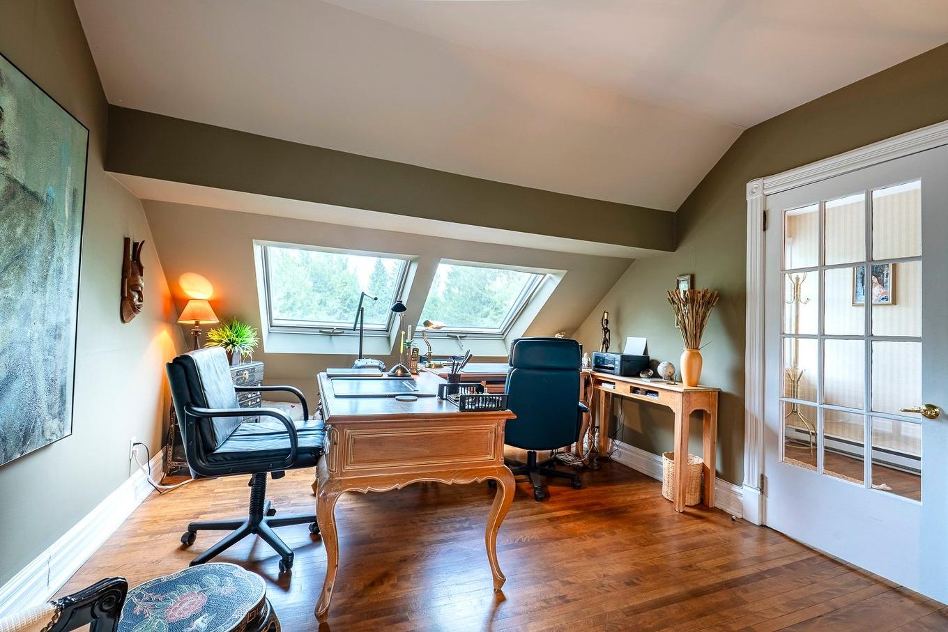 Chambre à coucher - 250 Av. De L'Église, Saint-Sauveur, QC - Indoor Photo Showing Office