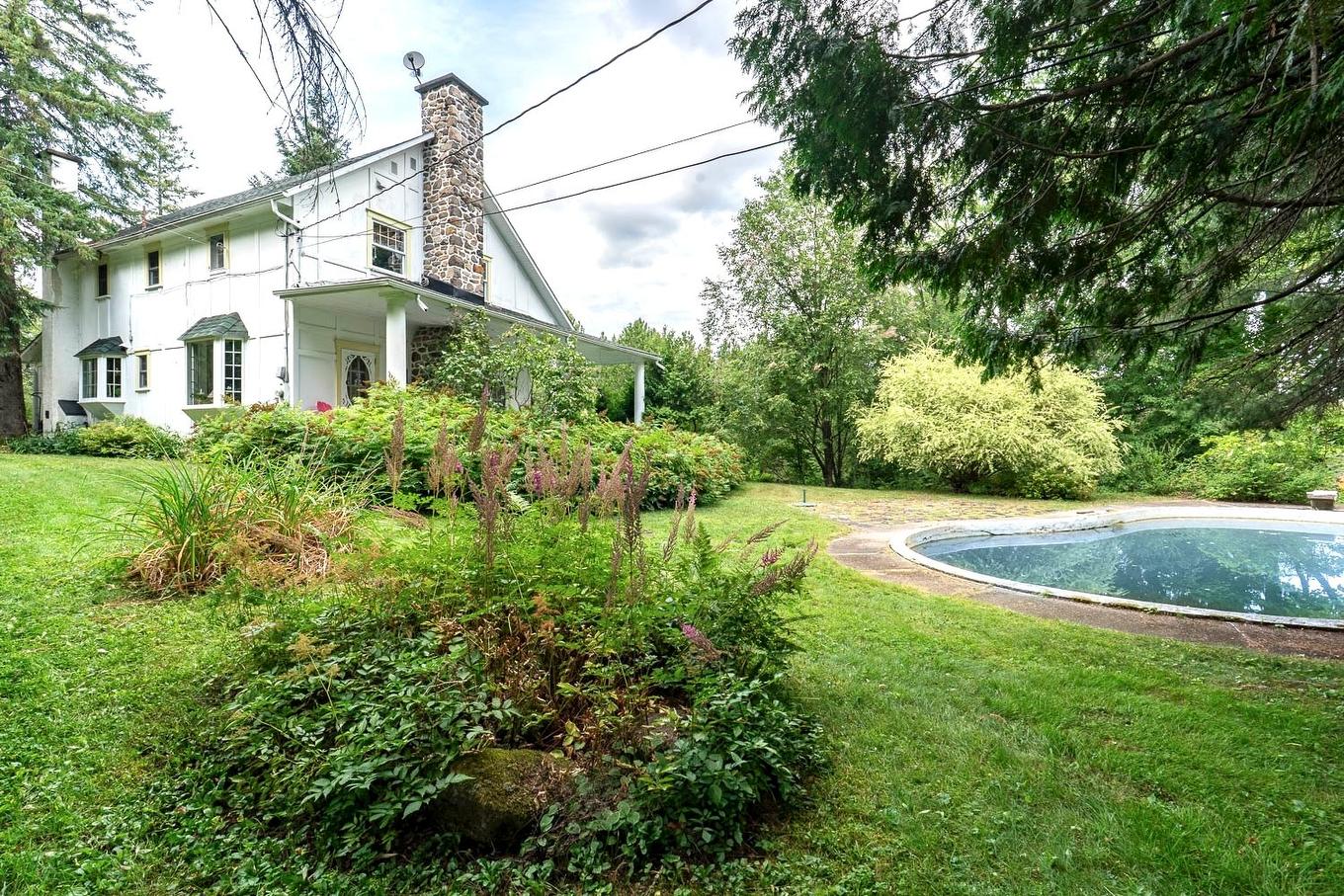 Face arrière - 250 Av. De L'Église, Saint-Sauveur, QC - Outdoor With In Ground Pool