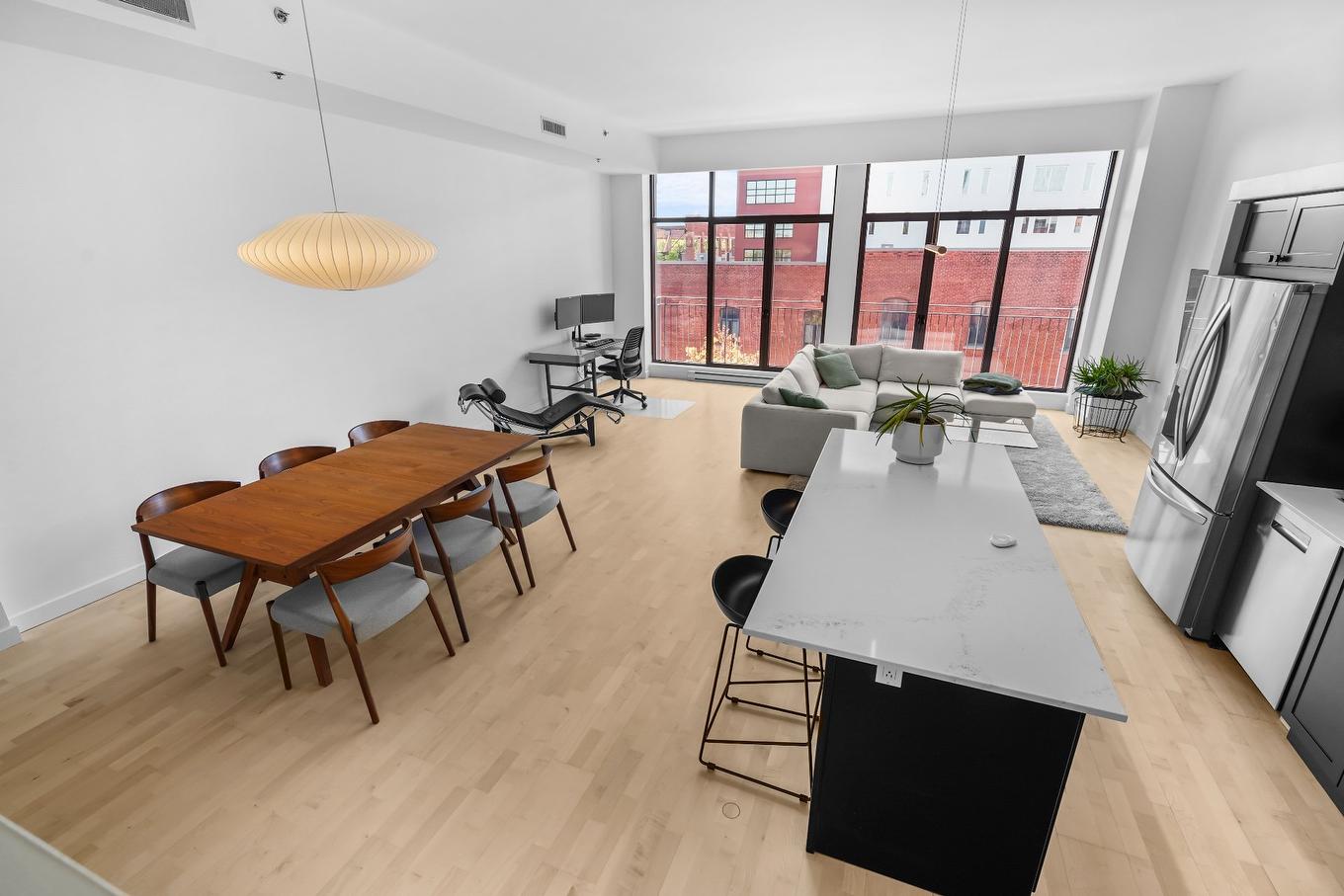 Vue d'ensemble - 403-1655 Rue St-Patrick, Montréal (Le Sud-Ouest), QC - Indoor Photo Showing Dining Room