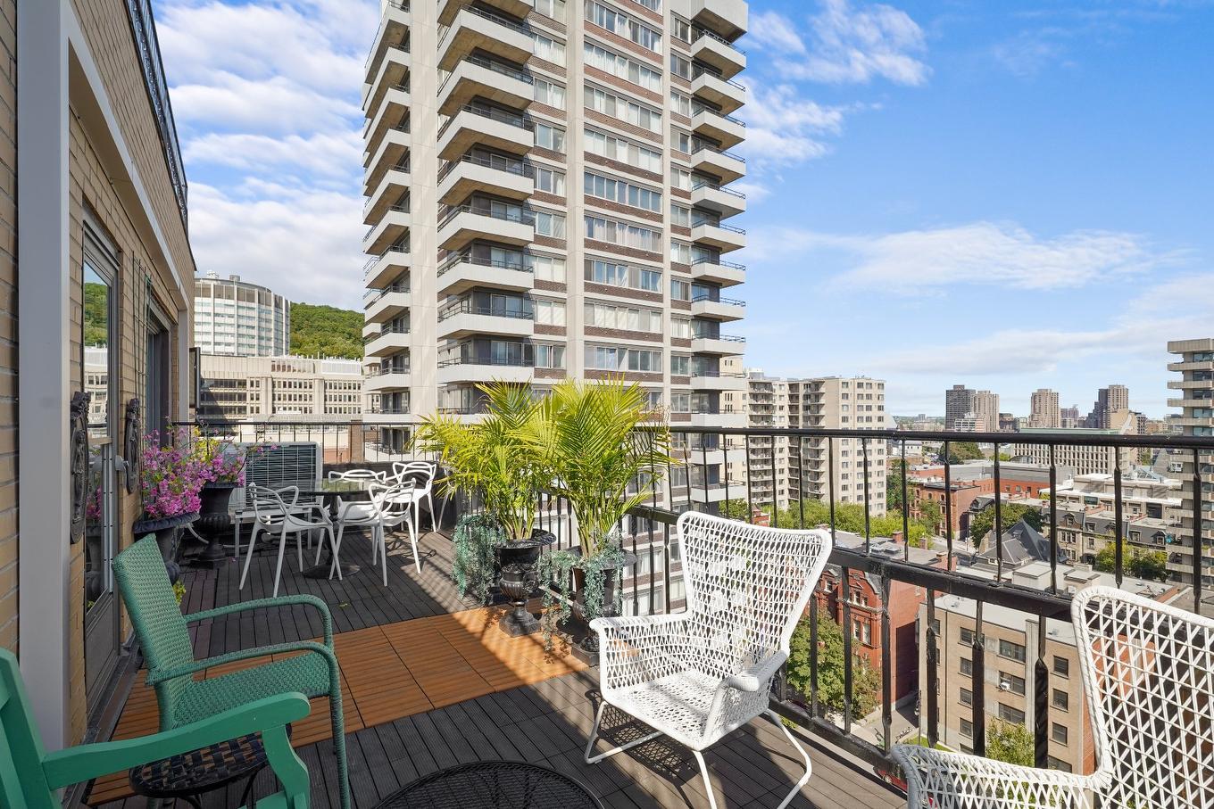 Balcony - 1203-3445 Rue Drummond, Montréal (Ville-Marie), QC