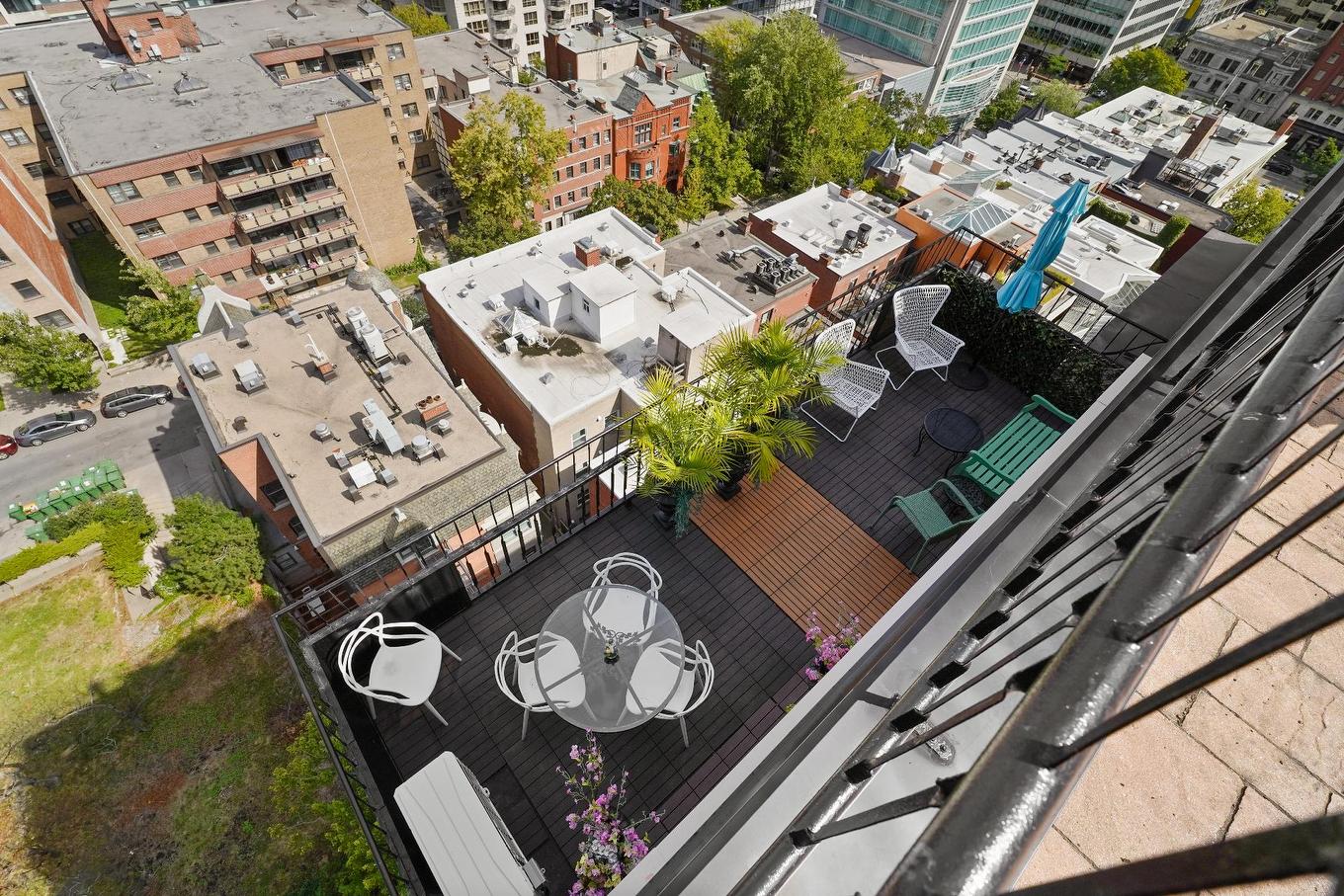 Balcony - 1203-3445 Rue Drummond, Montréal (Ville-Marie), QC