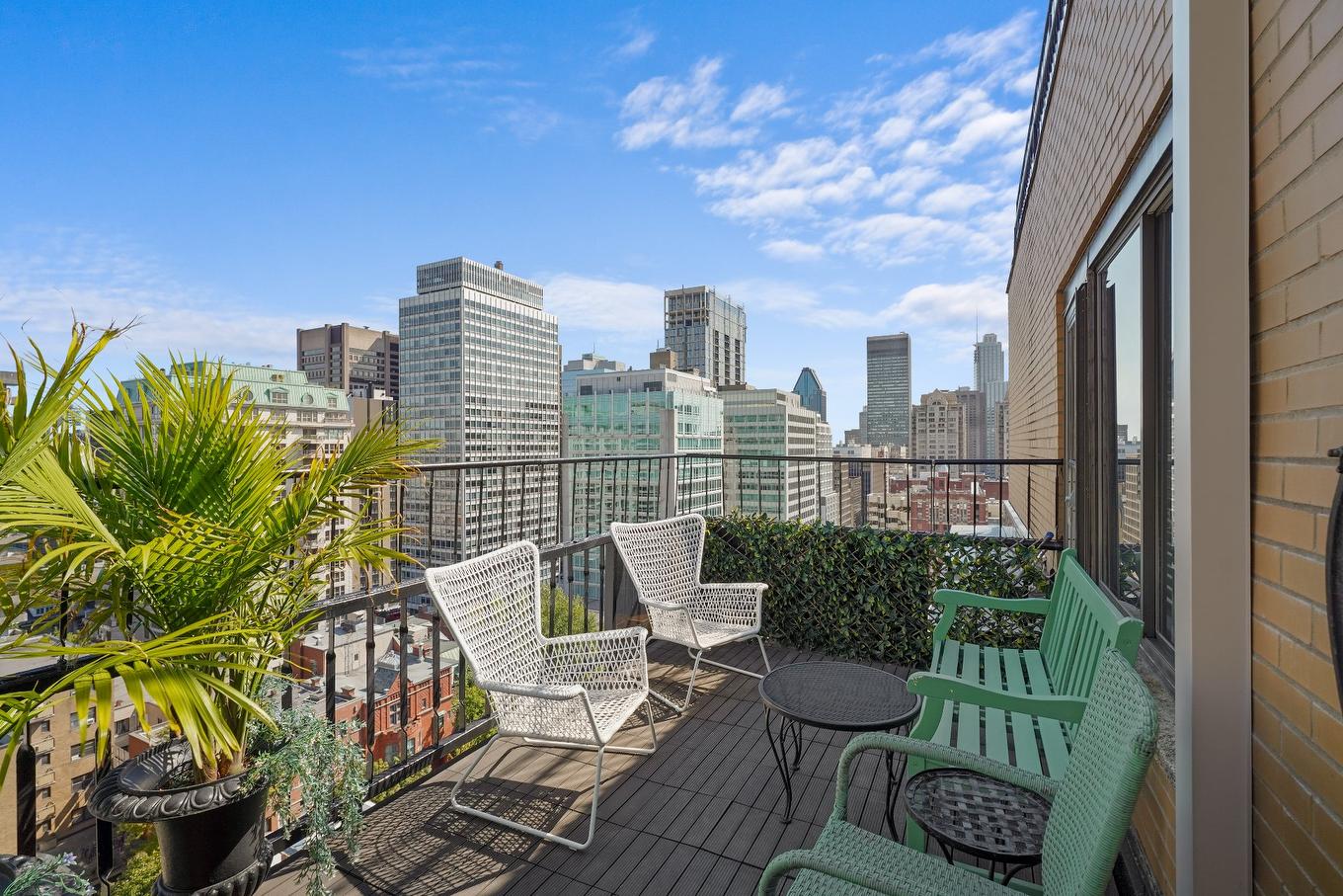 Balcony - 1203-3445 Rue Drummond, Montréal (Ville-Marie), QC