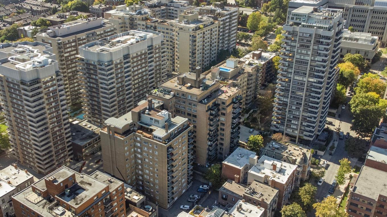 Aerial photo - 1203-3445 Rue Drummond, Montréal (Ville-Marie), QC