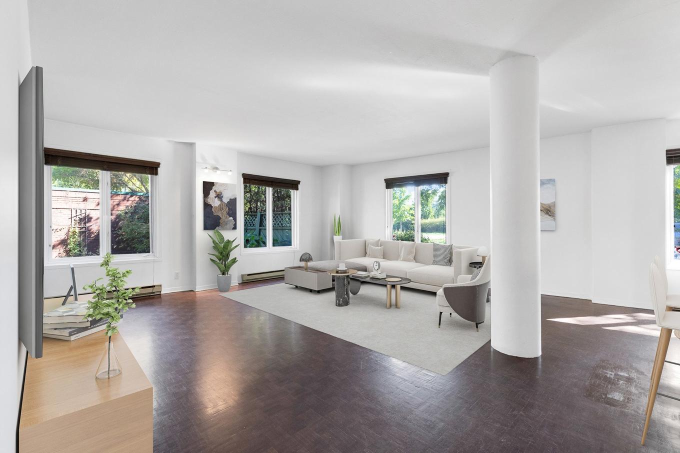 Salon - 107-111 Rue Vinet, Montréal (Le Sud-Ouest), QC - Indoor Photo Showing Living Room