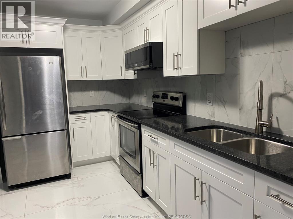 3515 Dougall, Windsor, ON - Indoor Photo Showing Kitchen With Double Sink With Upgraded Kitchen