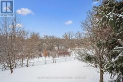 Scenic winter views of the river. -