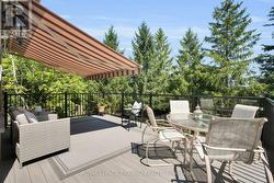 Back Yard: Upper Deck with Large Awning -