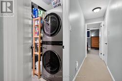 Convenient in-suite lower level Laundry. -