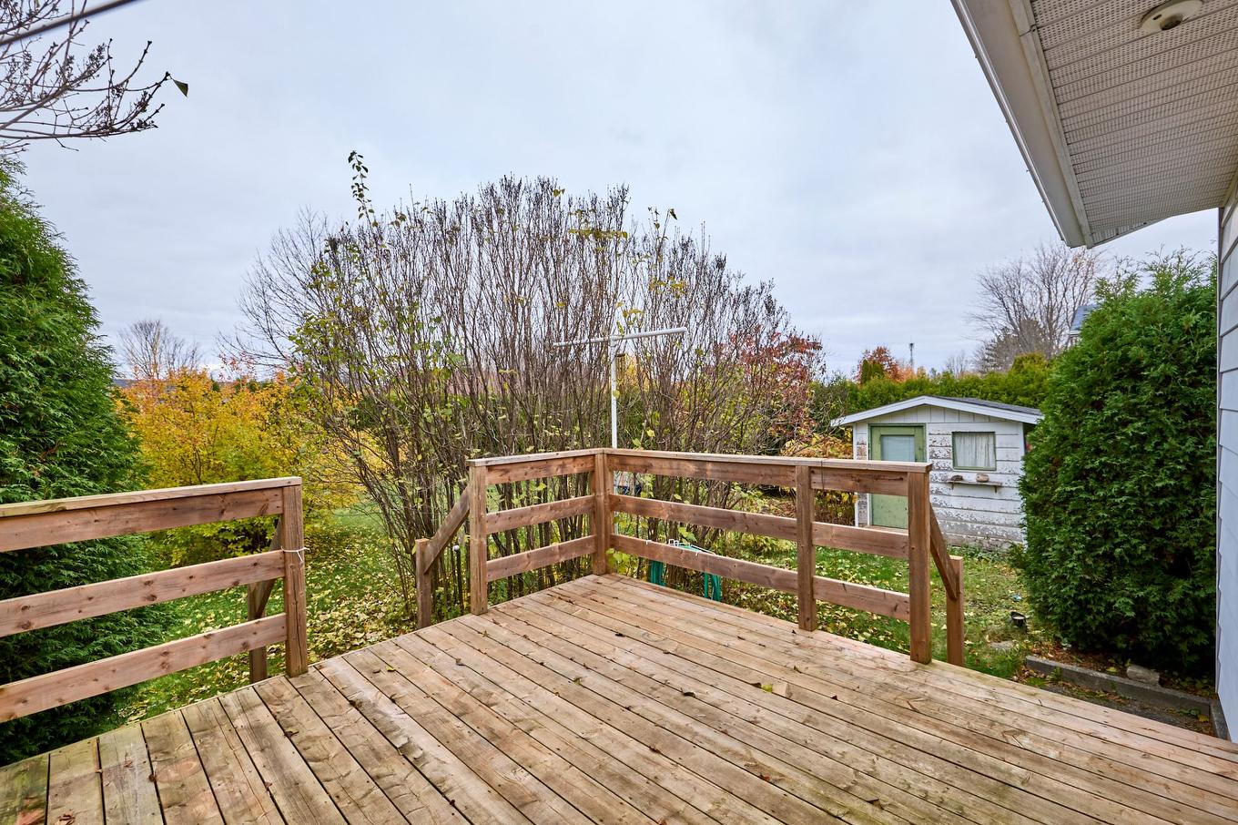 Balcony - 201 Rue Pétrus-Désilets, Nicolet, QC - Outdoor With Exterior