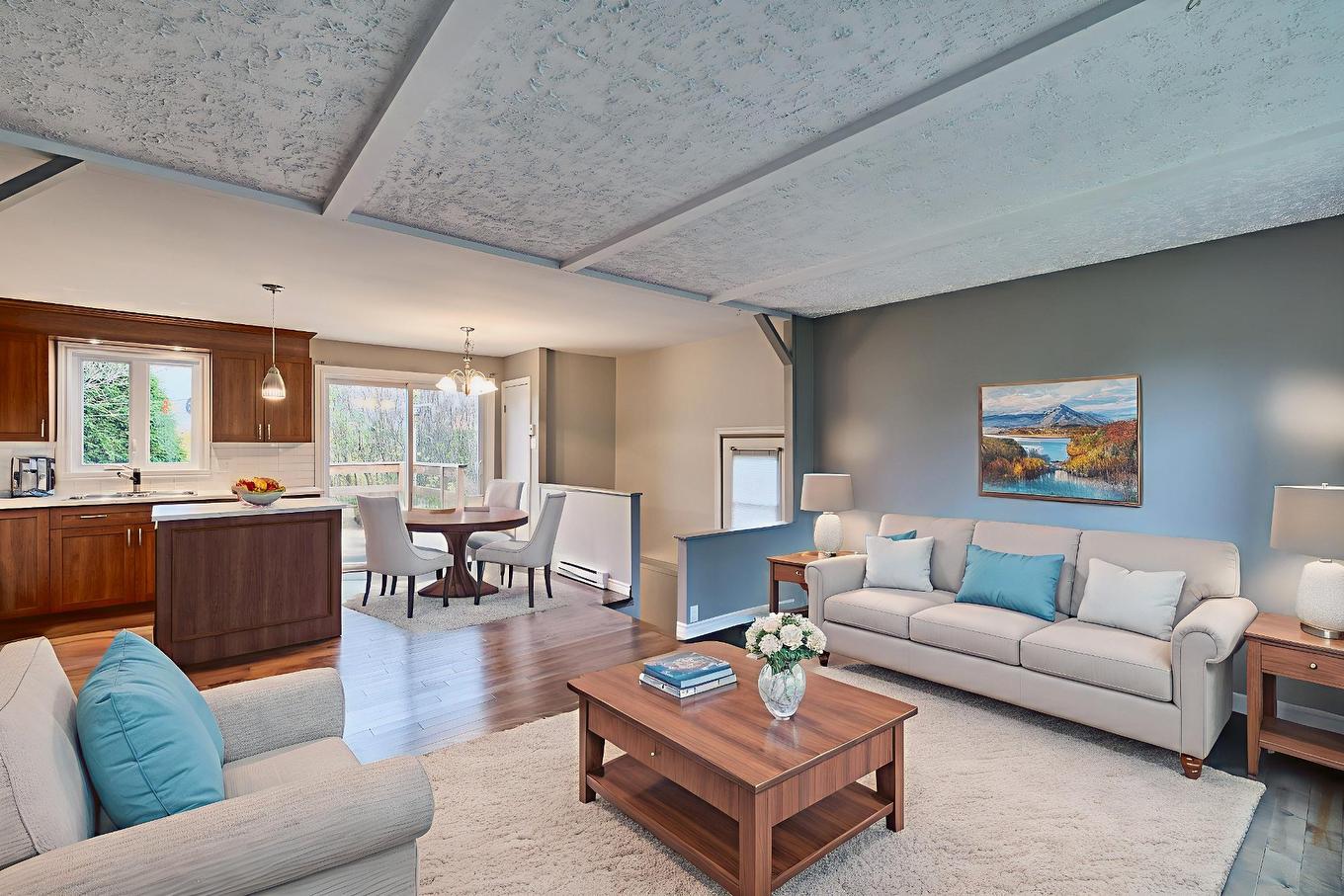 Living room - 201 Rue Pétrus-Désilets, Nicolet, QC - Indoor Photo Showing Living Room