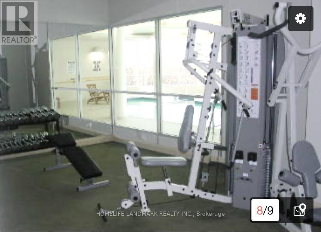 2310 - 3 Rean Drive, Toronto, ON - Indoor Photo Showing Gym Room
