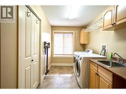 spacious main floor laundry -