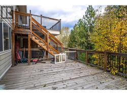 spacious 2 level deck at the back of the house -