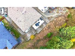aerial view of roof & house -