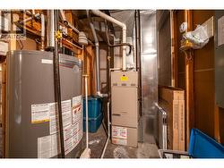 Basement - mechanical room /natural gas forced air Heat & central a/c -