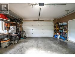 spacious double garage -