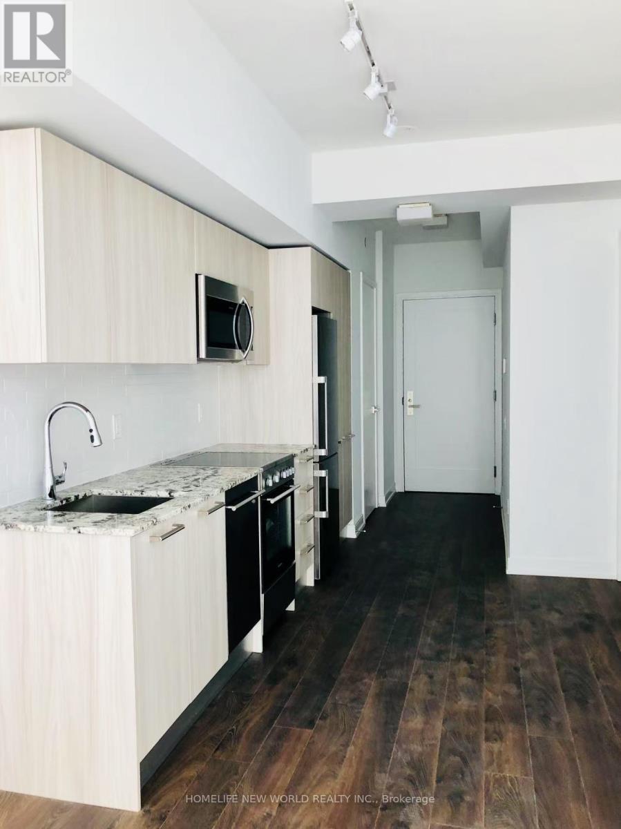 2605 - 28 Wellesley Street E, Toronto, ON - Indoor Photo Showing Kitchen With Upgraded Kitchen