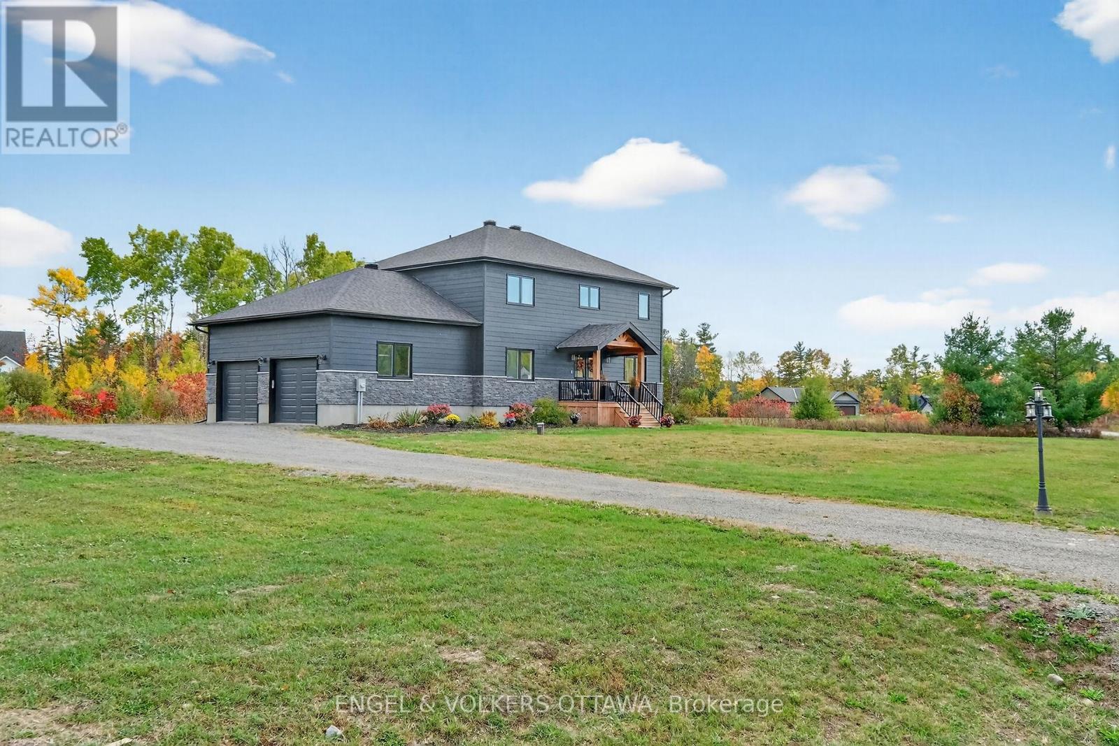 Front w driveway - 57 Paul A. Bertrand Drive, Mcnab/Braeside, ON - Outdoor With Deck Patio Veranda