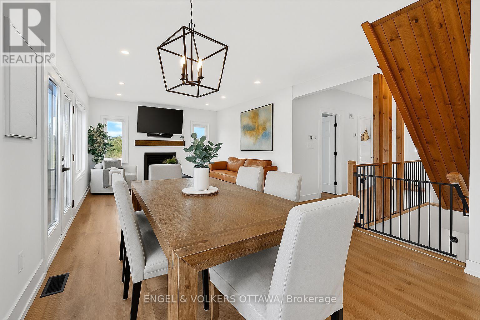 Dining area toward living rm - 57 Paul A. Bertrand Drive, Mcnab/Braeside, ON - Indoor Photo Showing Dining Room
