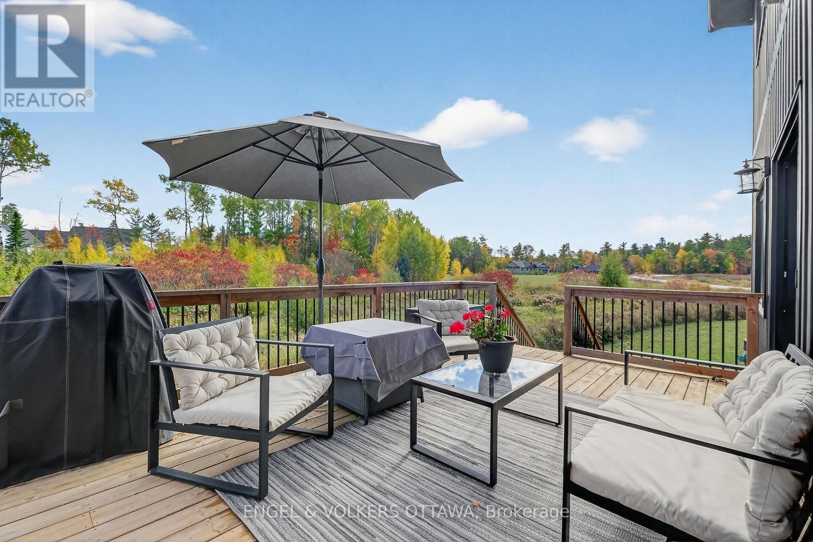 Back Deck of dining area - 57 Paul A. Bertrand Drive, Mcnab/Braeside, ON - Outdoor With Deck Patio Veranda With Exterior
