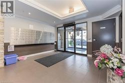 Common area featuring crown molding -