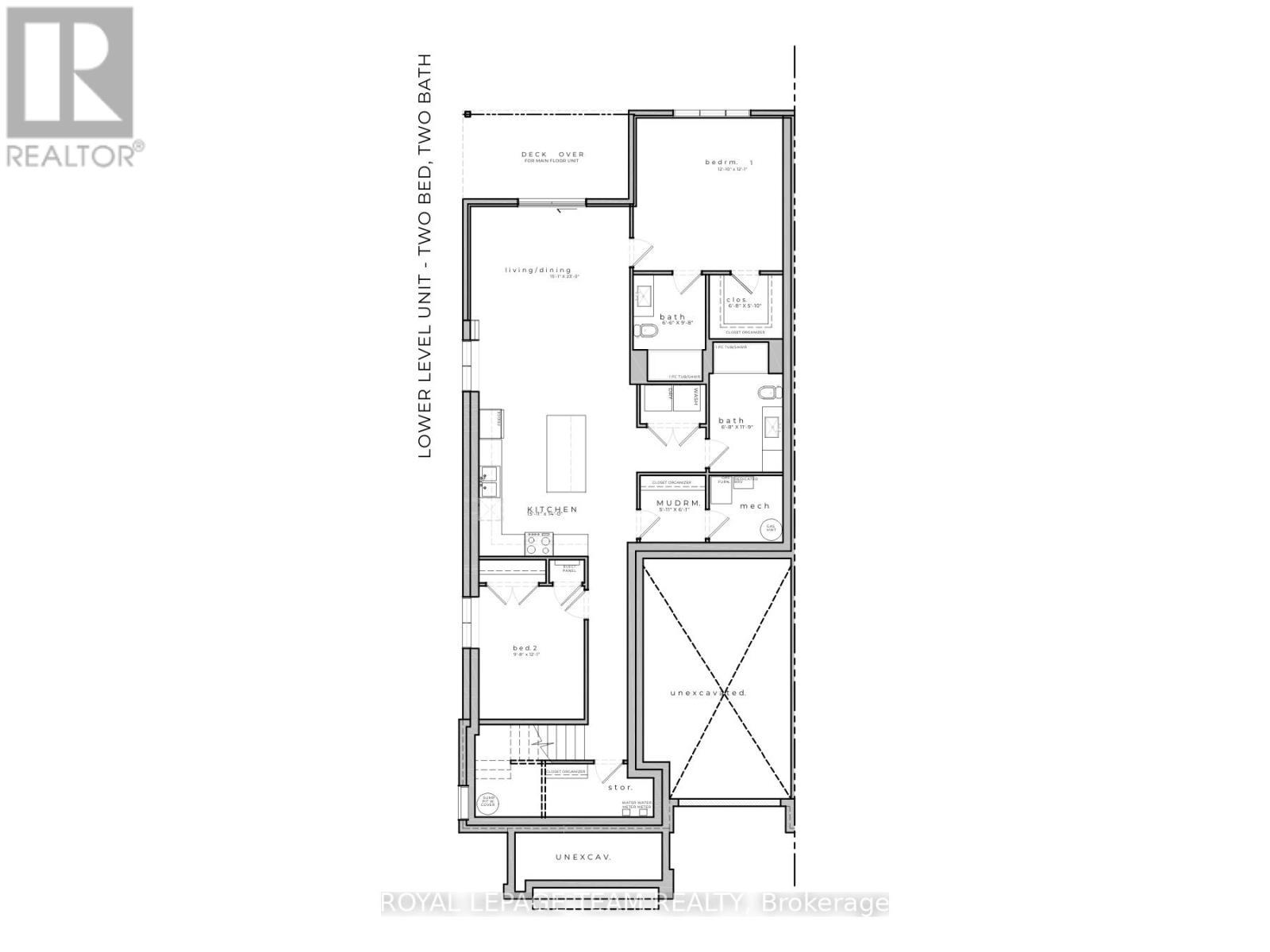 Lower Level #1 Floorplan - 1 - 1104 A Moore Street, Brockville, ON - Other