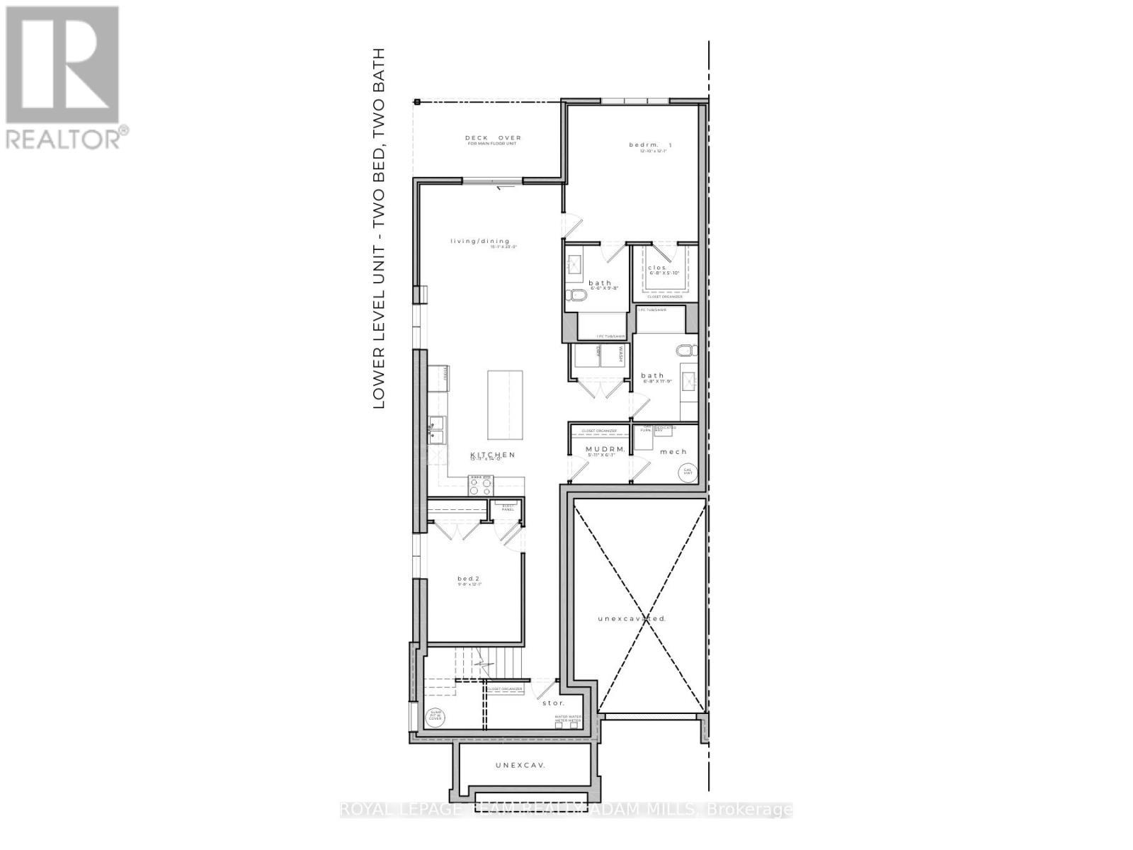 Lower Level #1 Floorplan - 1 - 1104 A Moore Street, Brockville, ON - Other