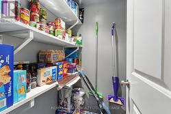Pantry/storage in the utility room. -