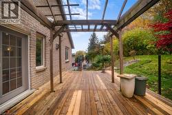 Deck featuring a yard -