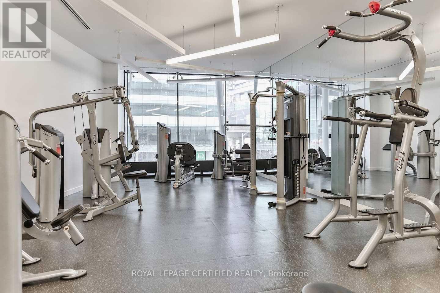 3606 - 14 York Street, Toronto, ON - Indoor Photo Showing Gym Room