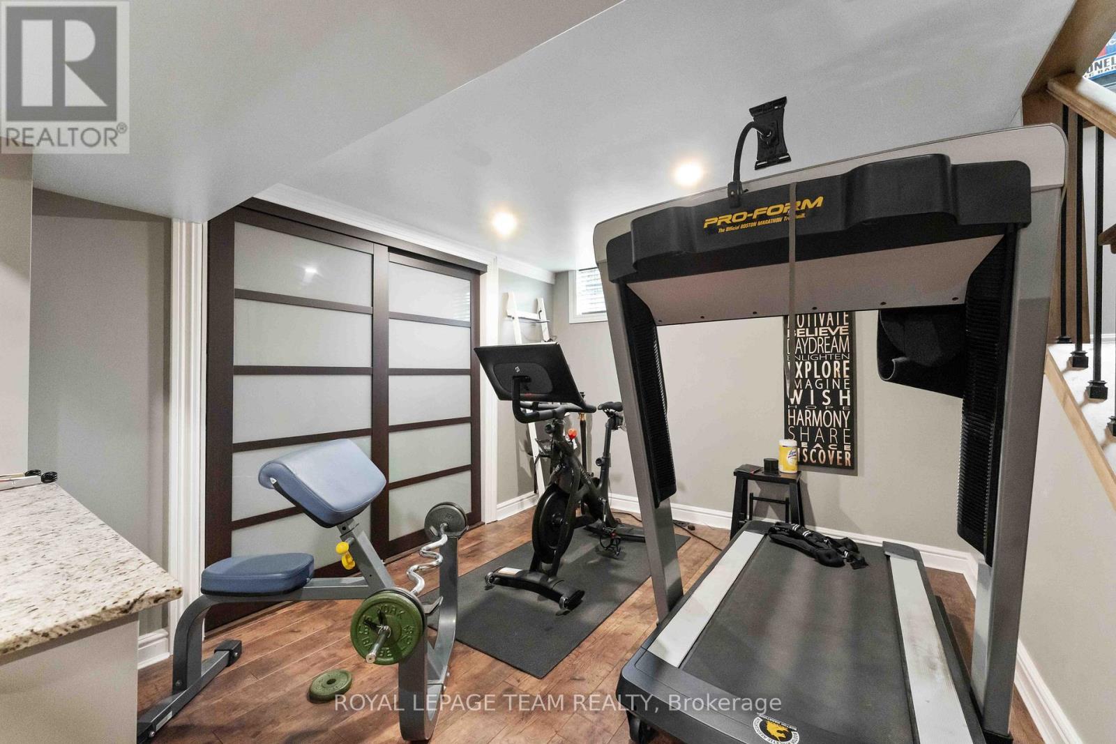 1466 Rhea Place, Ottawa, ON - Indoor Photo Showing Gym Room