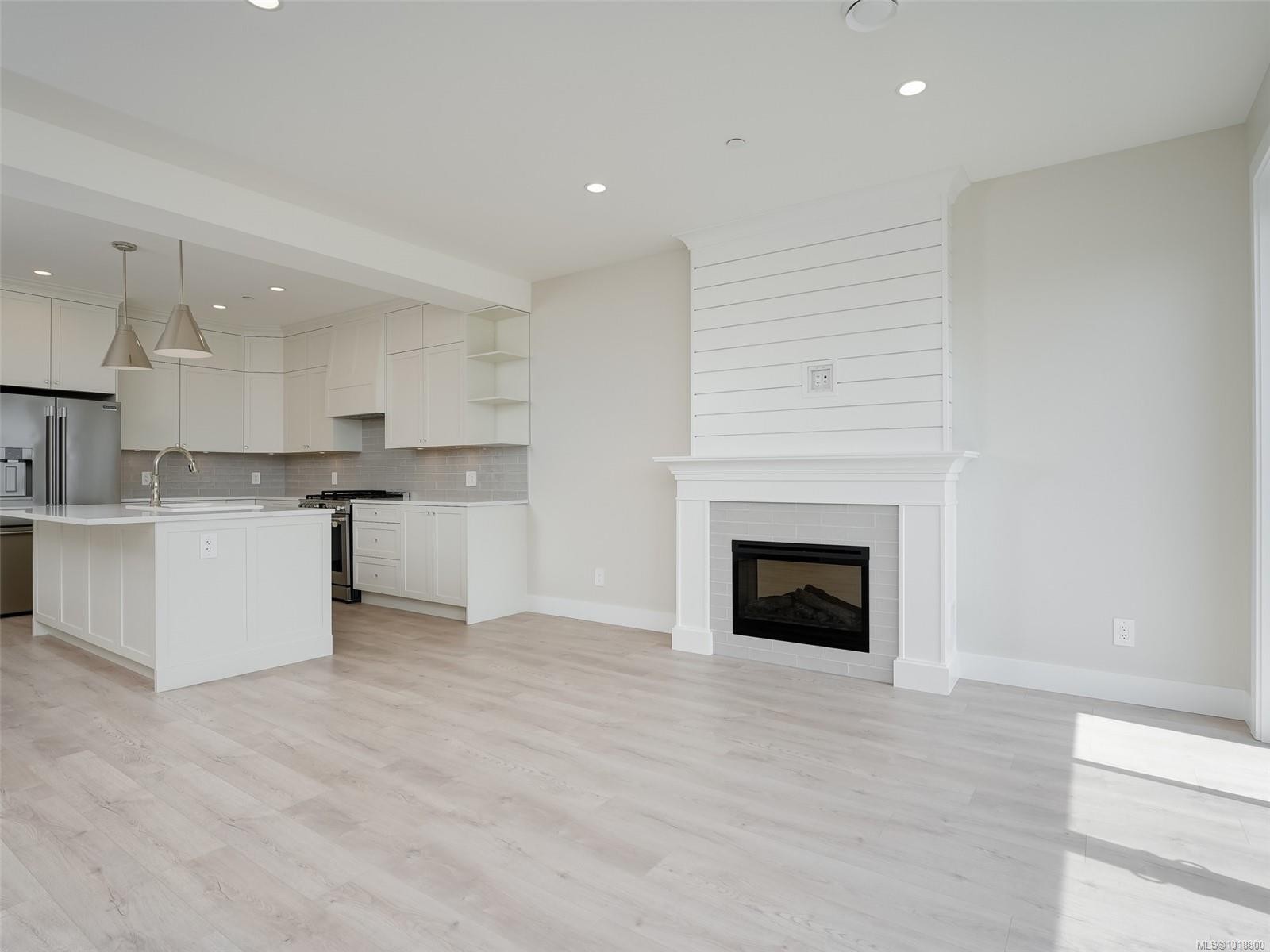 2285 Hudson Terr, Sooke, BC - Indoor Photo Showing Other Room With Fireplace