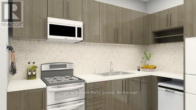 B04 - 410 First Street N, Gravenhurst (Wood (Gravenhurst)), ON - Indoor Photo Showing Kitchen With Double Sink