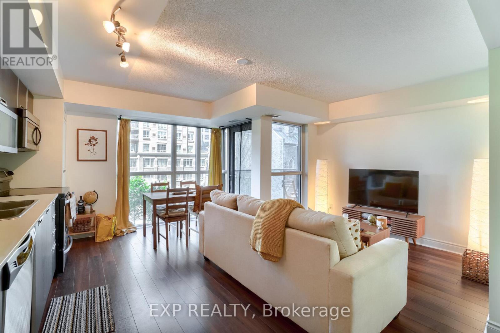 308 - 28 Ted Rogers Way, Toronto, ON - Indoor Photo Showing Living Room