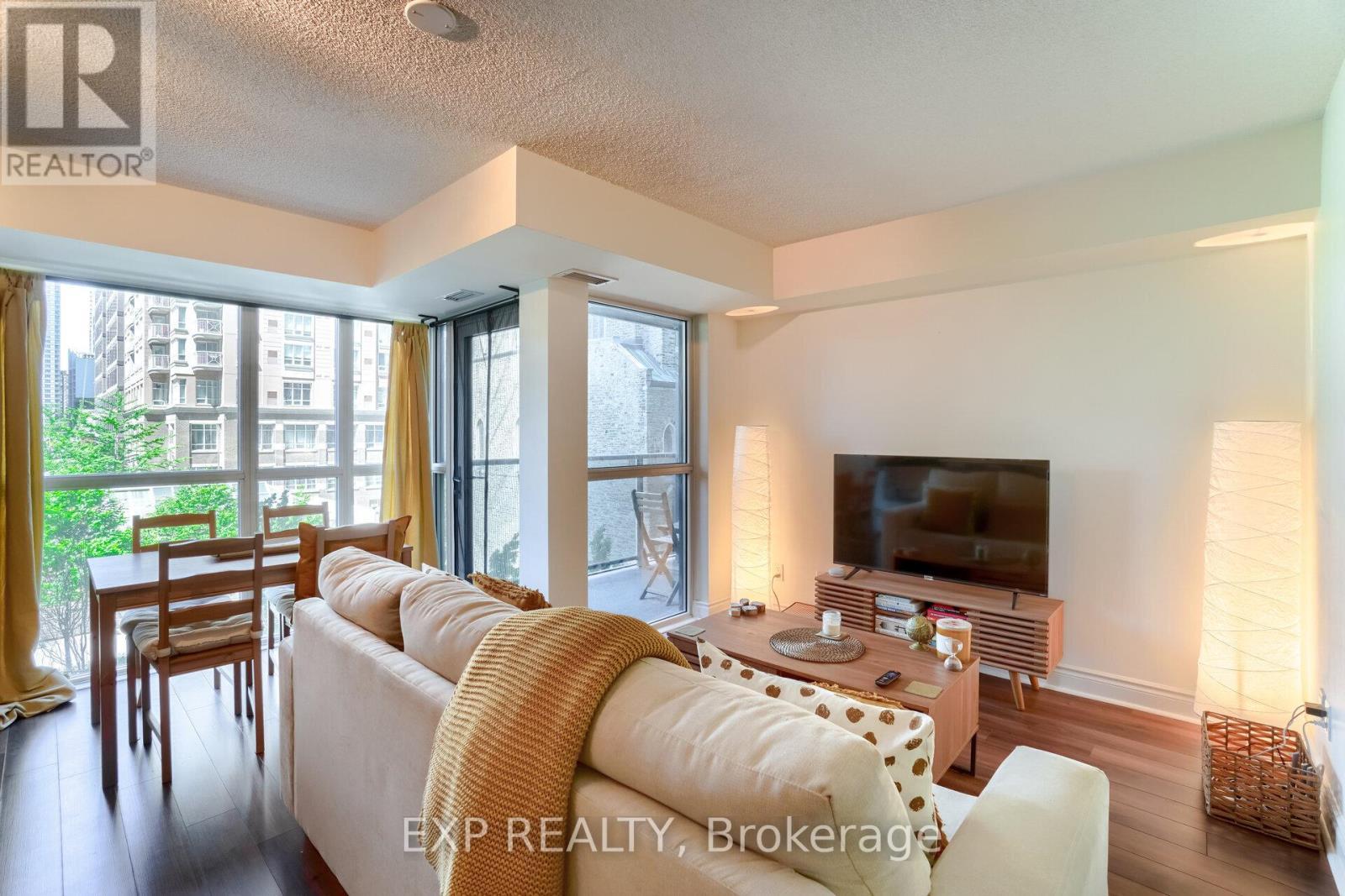 308 - 28 Ted Rogers Way, Toronto, ON - Indoor Photo Showing Living Room