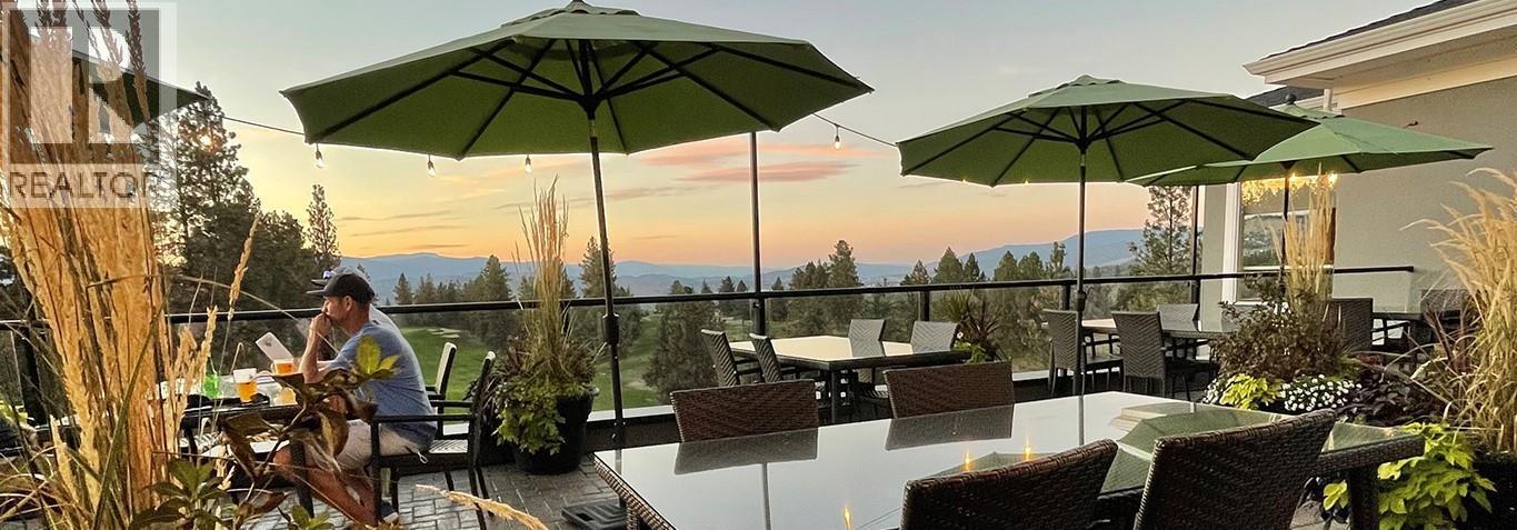 view from patio of clubhouse - 3929 Gallaghers Circle, Kelowna, BC - With Exterior