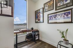 Office/den with view of the bridge -