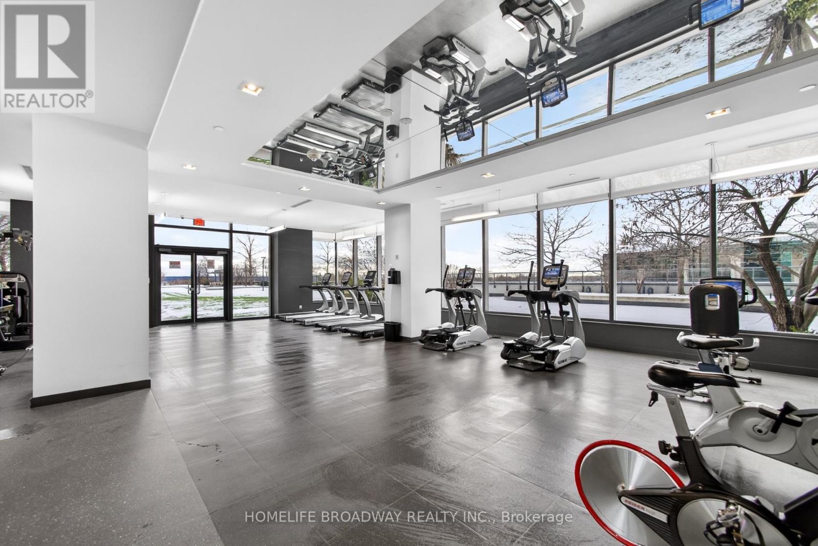 1207 - 55 Oneida Crescent, Richmond Hill, ON - Indoor Photo Showing Gym Room