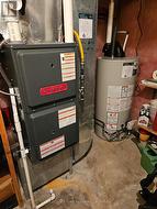 Newer furnace & hot water tank. -