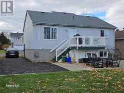 Deck to back dr kitchen. Locked under deck storage -