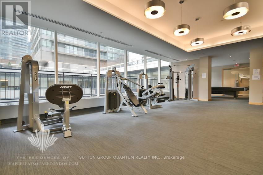 2106 - 55 Bremner Boulevard, Toronto, ON - Indoor Photo Showing Gym Room