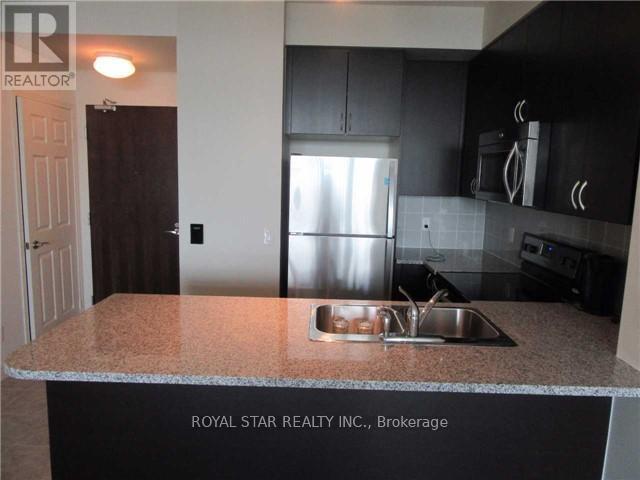 1807 - 339 Rathburn Road W, Mississauga, ON - Indoor Photo Showing Kitchen With Double Sink
