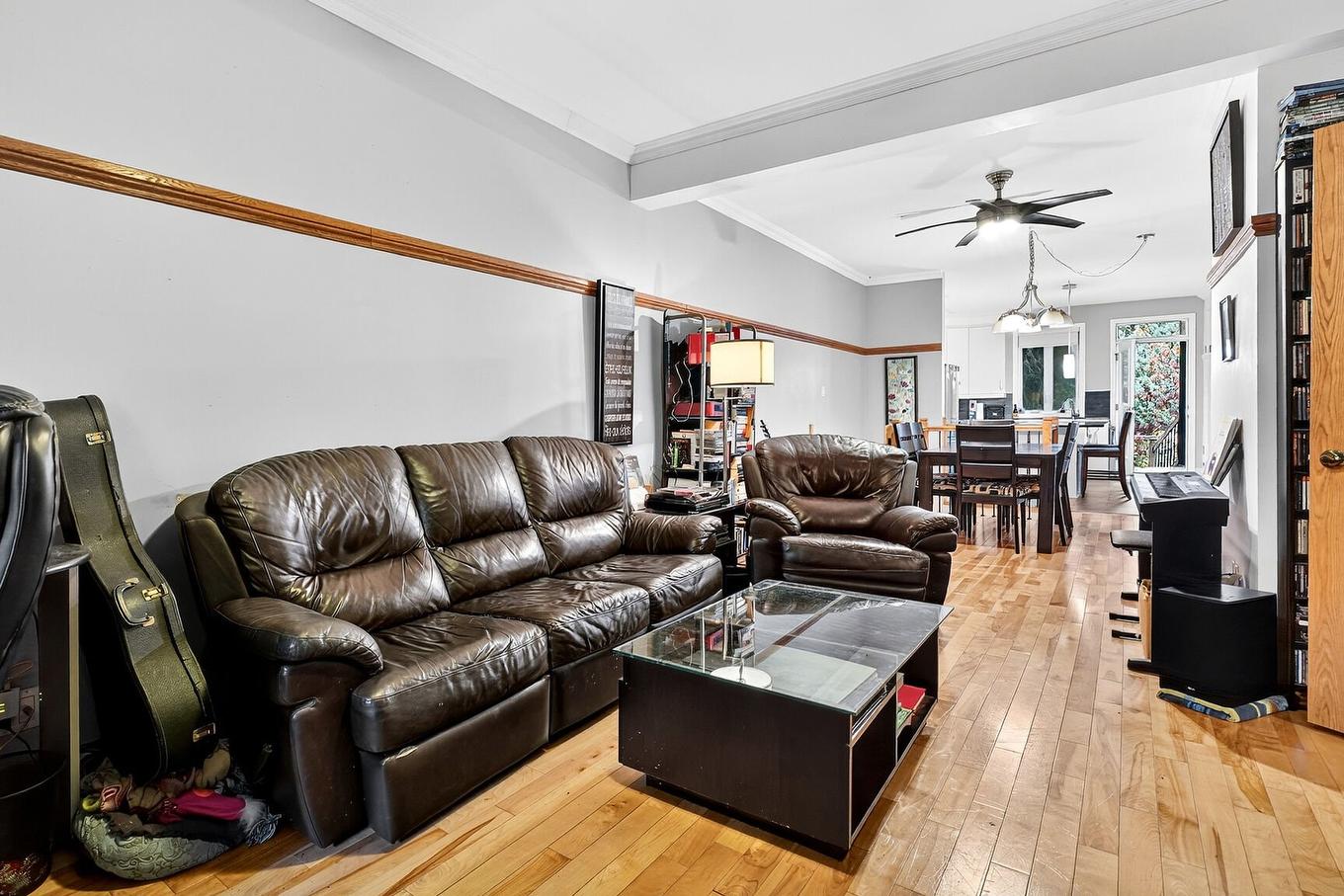 Living room - 6875 - 6879 Rue Fabre, Montréal (Rosemont/La Petite-Patrie), QC - Indoor Photo Showing Living Room