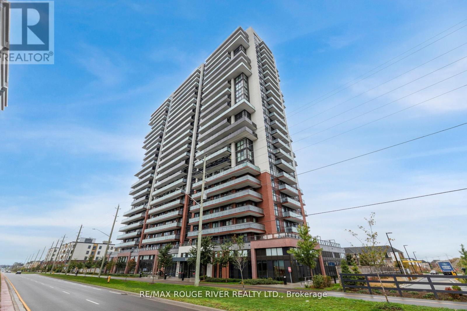 1001 - 2550 Simcoe Street, Oshawa, ON - Outdoor With Facade
