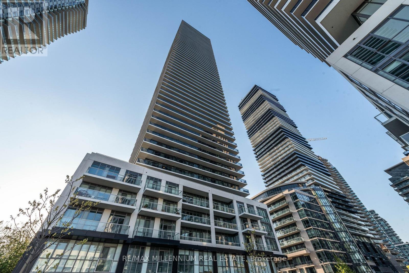4801 - 70 Annie Craig Drive, Toronto, ON - Outdoor With Balcony With Facade
