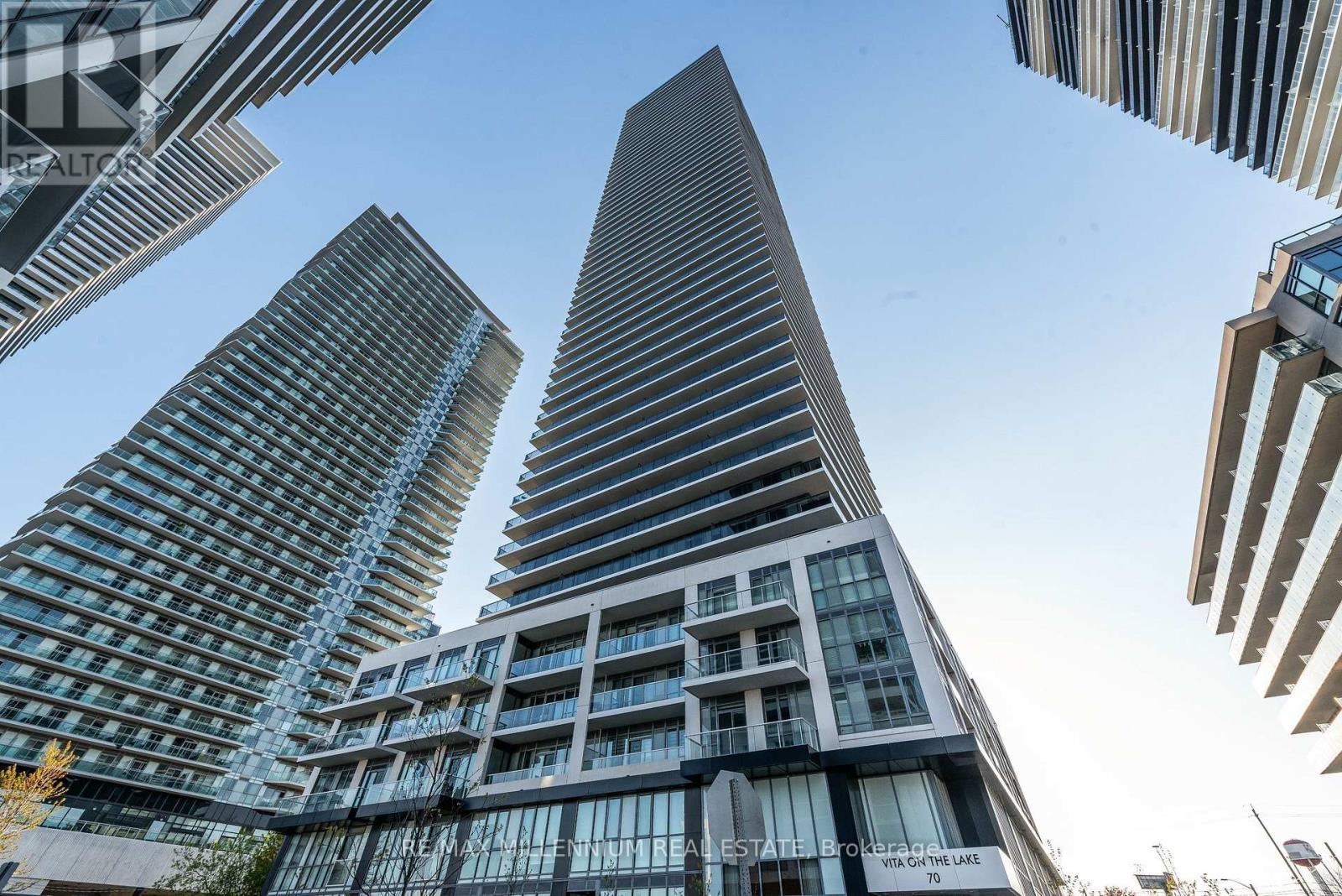 4801 - 70 Annie Craig Drive, Toronto, ON - Outdoor With Balcony With Facade