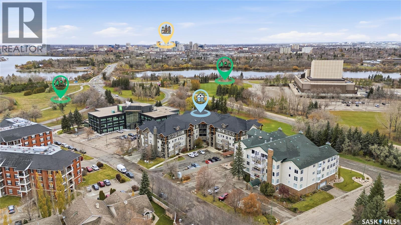 201 1220 Blackfoot Drive, Regina, SK - Outdoor With View