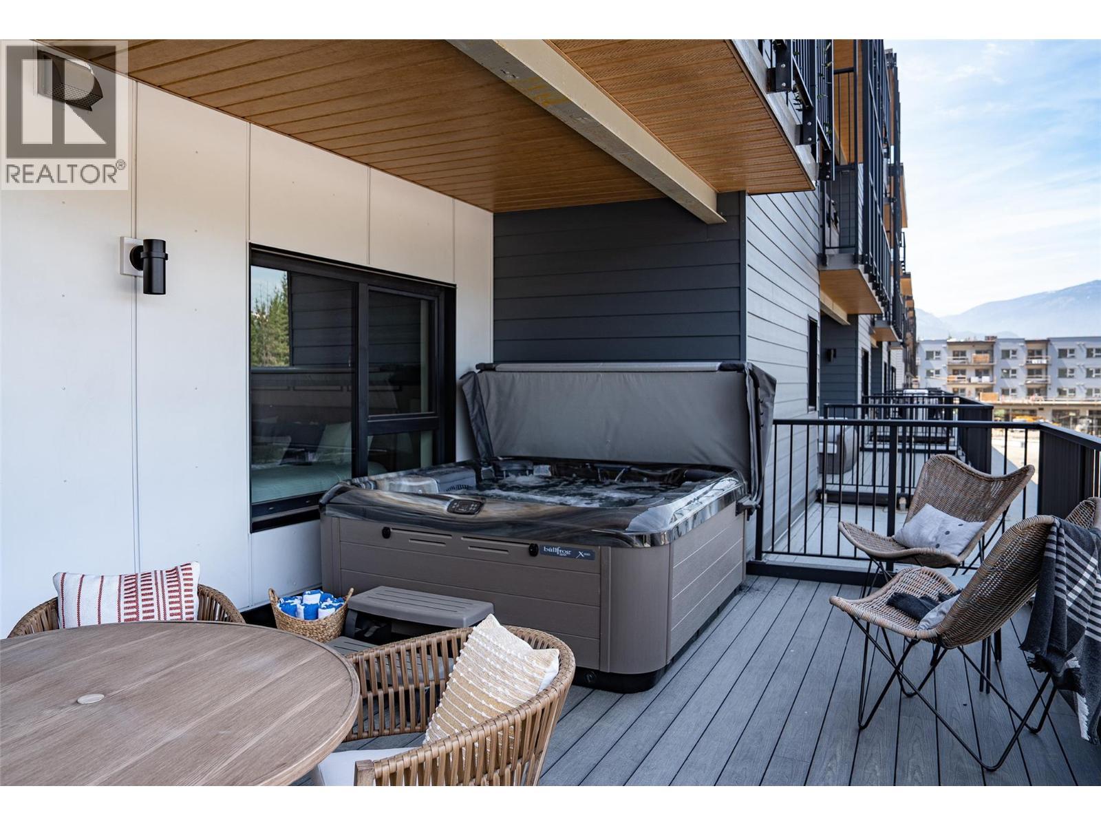 1701 Coursier Avenue Unit# 2206, Revelstoke, BC - Outdoor With Deck Patio Veranda With Exterior